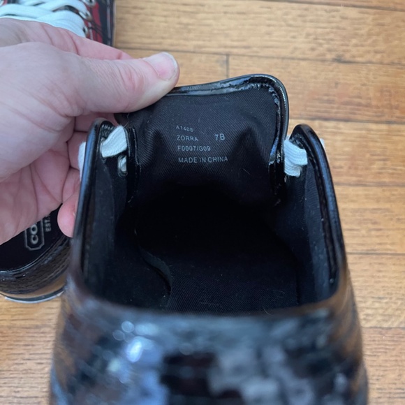 EUC - Coach Women's Shoes Zorra Plaid Sequins Sneakers Size 7 **Worn Once** - Picture 10 of 10